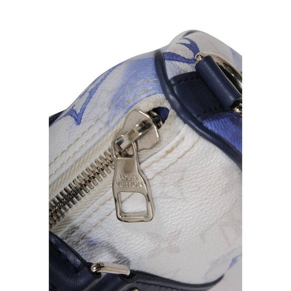 Louis Vuitton Keepall Bandouliere XS Duffle Bag Blue Watercolor M45761 - Picture 9 of 16